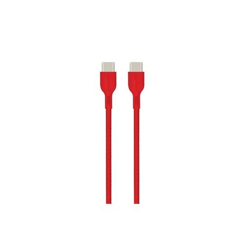PROMATE POWERBEAM-CC USB-C TO USB-C DATA&CHARGE CABLE 60WATTS 120CM - RED