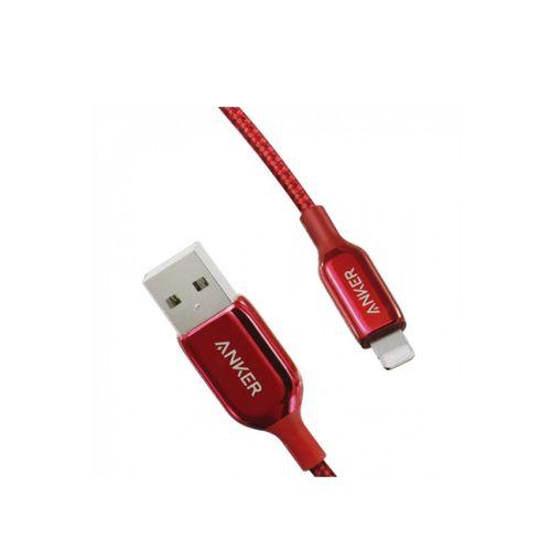 ANKER POWERLINE+III USB-A LIGHTING CABLE (1.8M/6FT) - red