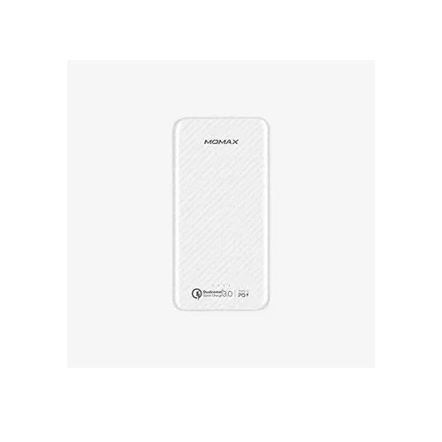 Momax iPower Minimal PD QC External Battery Pack 10000mAh - White