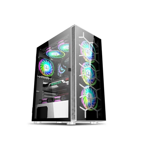 Lovingcool Lc-100e Atx Gaming Pc Case - White