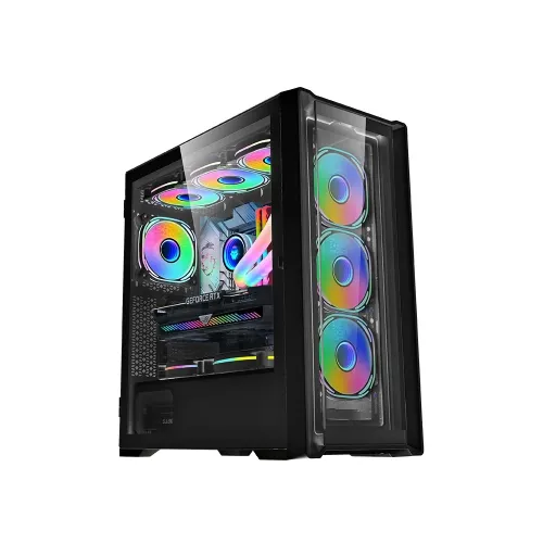 Lovingcool Lc-360j Atx Gaming Pc Case - Black