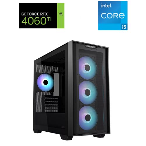 Asus A21 Plus Intel Core I5 14400f 14th Gen Gefore Rtx 4060ti 8gb Gaming Pc