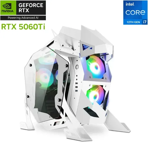 Lovingcool Intel Core I7-12th Gen Rtx 5060ti Gaming Pc - White