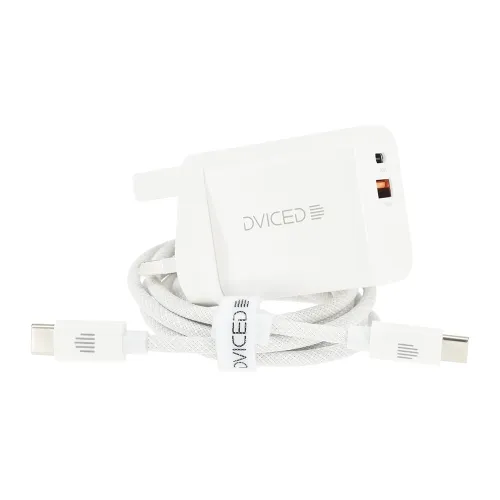 Dviced Wall Charger And Cable 35w Gan - White