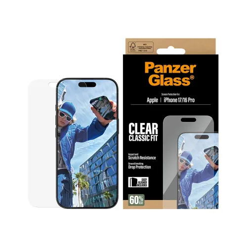 Panzerglass Clear Classic Fit Screen Protector For Iphone 17 6.3"