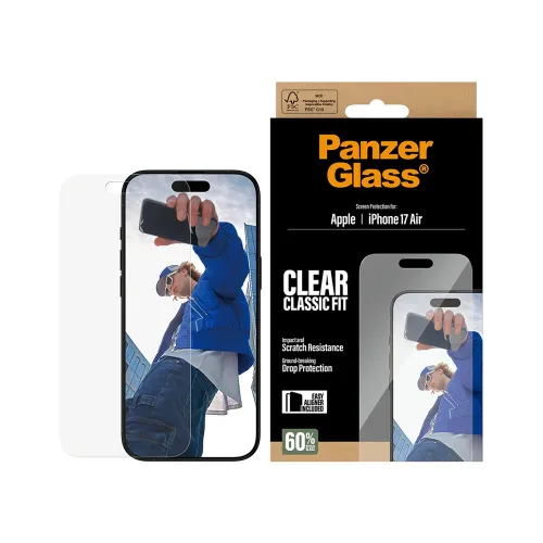 Panzerglass Clear Classic Fit Screen Protector For Iphone Air 6.6"