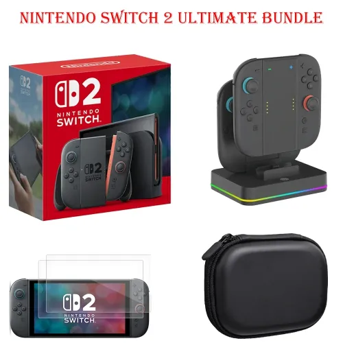 Nintendo Switch 2 Console Ultimate Accessory Bundle – 5-in-1 Complete Set