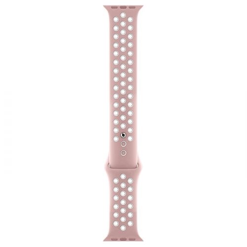 Wiwu Dual Color Sport Band Watchband For iWatch 42-44mm -  Pink/White