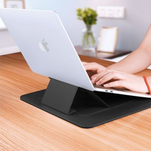 Wiwu Alita Skin Pro Portable Slim Stand Sleeve For MacBook Pro 16 inch - Black