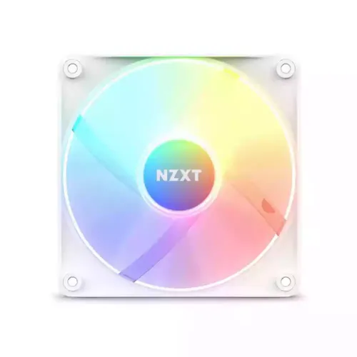 Nzxt F120 Rgb Core 120mm Single Case Fan - White