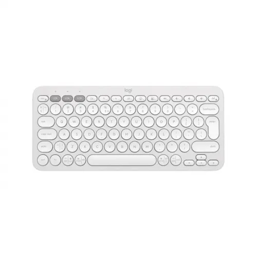 Logitech Pebble Keys 2 K380s Multi-device Portable Keyboard - White (English)