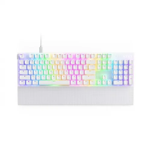 Nzxt Function 2 - Rgb Hot-swap Wired Optical Gaming Keyboard - White (English)