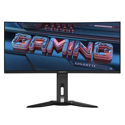 Gigabyte Mo34wqc2 - 34 Inch Wqhd 240hz Hdmi 2.1 Qd-oled Curved Gaming Monitor - Black