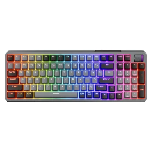 Cooler Master Mk770 Hybrid Wireless - Rgb Kailh Box V2 White Switch Hot-swap Mechanical Gaming Keyboard - Space Gray (English)