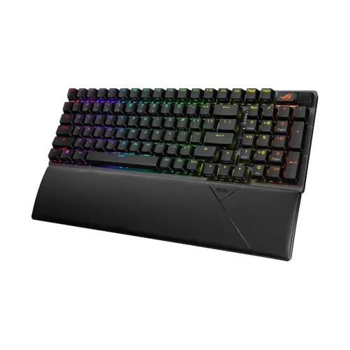 Asus Rog Strix X902 Scope Ii 96 Rx Wireless - Rgb Optical Mechanical Gaming Keyboard Arabic - Black