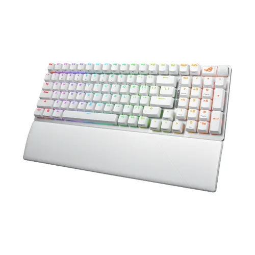 Asus Rog Strix X902 Scope Ii 96 Rx Wireless - Rgb Optical Mechanical Gaming Keyboard Arabic - White