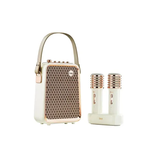 Divoom Songbird-hq Portable Karaoke Bluetooth Speaker - White