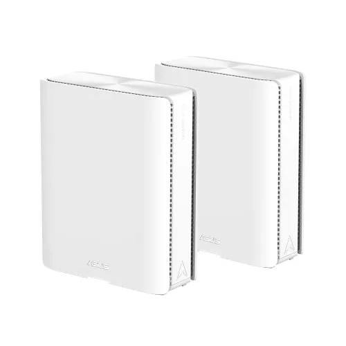 ASUS ZENWiFi BQ16 - BE25000 Quad Band WiFi 7 (802.11be) Mesh Router - White - 2 Pack