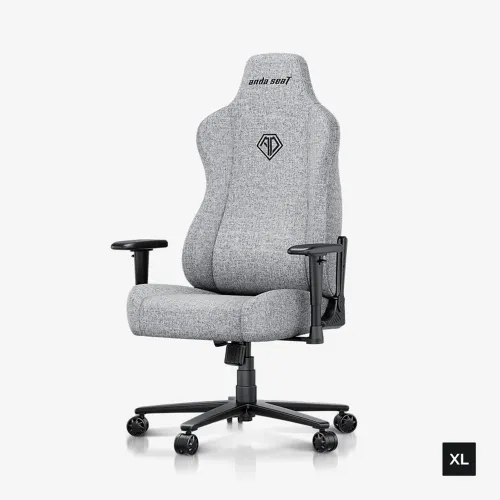 AndaSeat NOVIS XL Gaming Chair Linen Fabric - Ash Gray