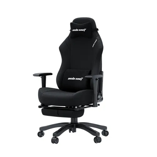 Andaseat Luna Pro Series Gaming Chair With Footrest - Black Fabric