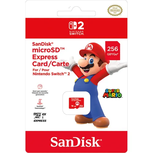 SanDisk microSD Express Card 256GB for Nintendo Switch 2