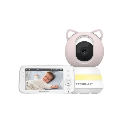 Powerology Monitor & App Baby Camera - Blue/Pink