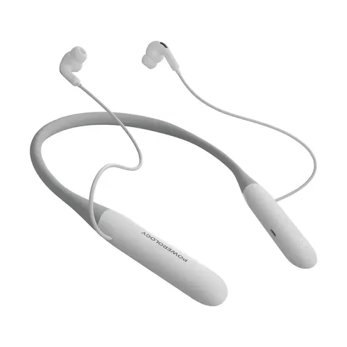 Powerology Toneflex ENC Wireless Neckband - White