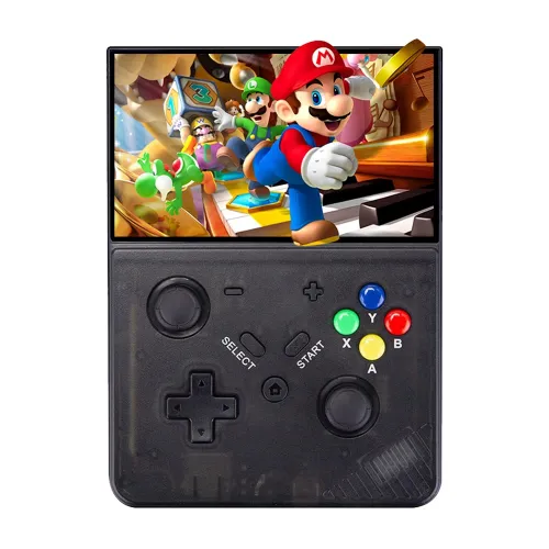 R43 Pro 4.3-inch LCD Screen Handheld Game Console 64GB - Transparent Black