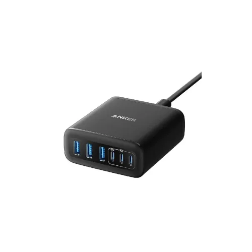 Anker 6ports Multi Device Fast Charger 112w - Black