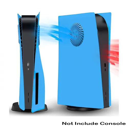 Ps5 Console (Cd Version) Replacement Shell (Face Plate) With Cooling Vents - Star Blue