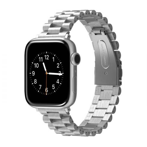 Viva Madrid Dayton Metal Watch Strap For Apple Watch 42/44/45MM - Silver