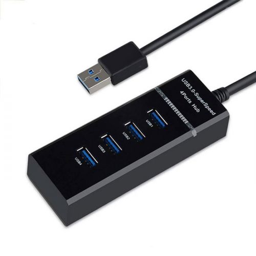 USB Super Speed , 3.0 Hub , 4 Ports , Black - 303