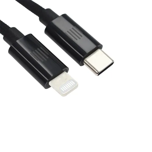 DVICED USB-C to lightning cable Charging & Data transfer 1.25m - Black