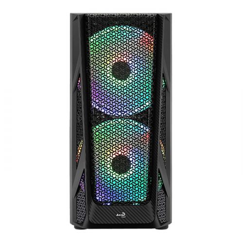 Aerocool AirHawk Duo ARGB Mid Tower Case – Black