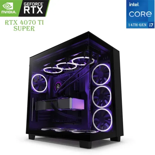 Gaming Pc – Nzxt | Intel Core I7 14th Gen | Rtx 4070 Ti Super 16gb | 1tb Ssd | 32gb Ram