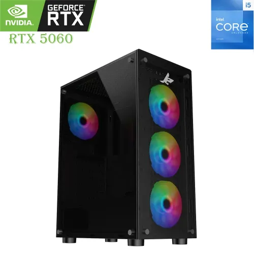 Gaming Pc – Intel Core I5 (13th Gen), Rtx 5060 8gb, 1tb Ssd, 16gb Ram Black