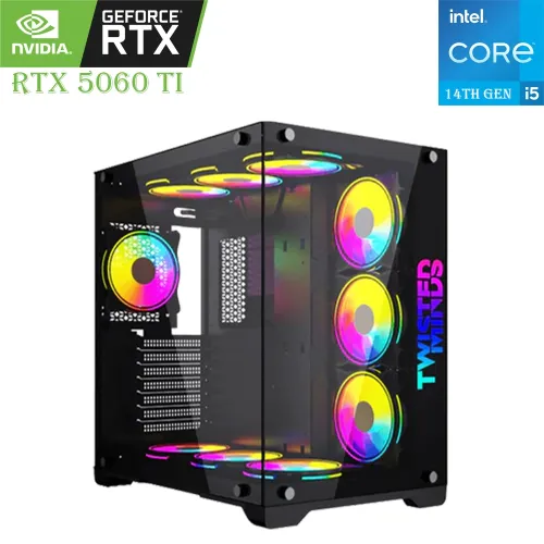 Gaming Pc – Intel Core I5 (14th Gen), Rtx 5060 Ti 8gb, 1tb Ssd, 16gb Ram