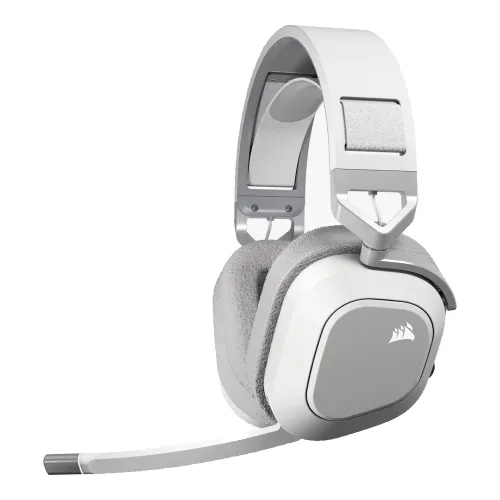 CORSAIR HS80 MAX WIRELESS Gaming Headset, White (EU)