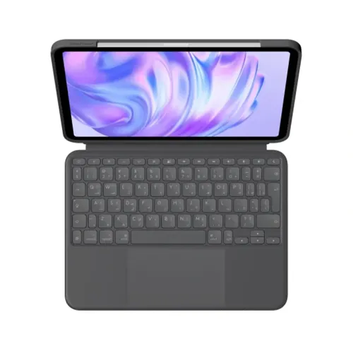 Logitech Combo Touch Keyboard for iPad Pro 13" M4 Graphite, Arabic
