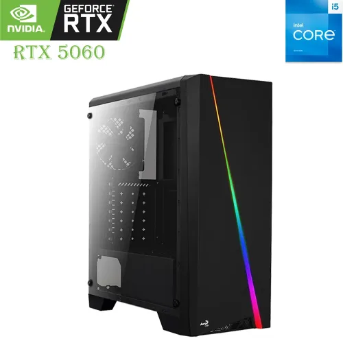 GAMING PC AEROCOOL – Intel Core i5 13th Gen | RTX 5060 8GB | 1TB SSD | 16GB RAM