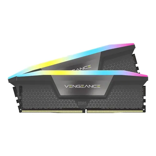 CORSAIR VENGEANCE RGB 32GB (2x16GB) DDR5 DRAM 6400MT/s CL32 AMD EXPO & Intel XMP Memory Kit
