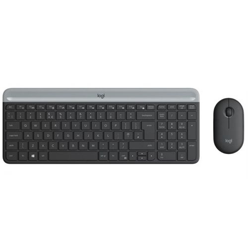 Logitech MK470 Slim Wireless Keyboard-AR and Mouse Combo (Eng/AR)