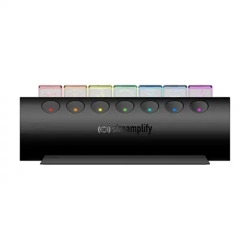 Streamplify HUB CTRL 7 RGB 7-Port USB Hub - Black