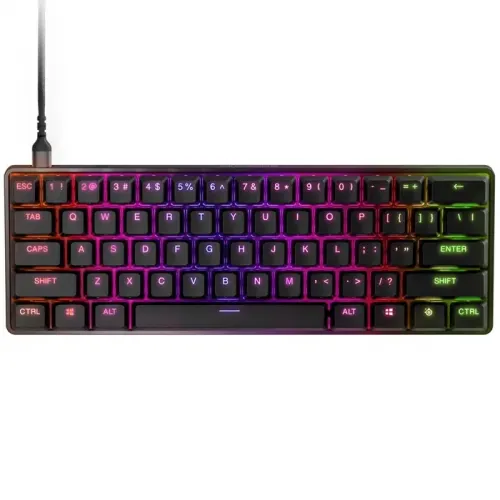 SteelSeries - Apex 9 Mini 60% OptiPoint US RGB Wired Gaming Keyboard - Linear Optical Switchs