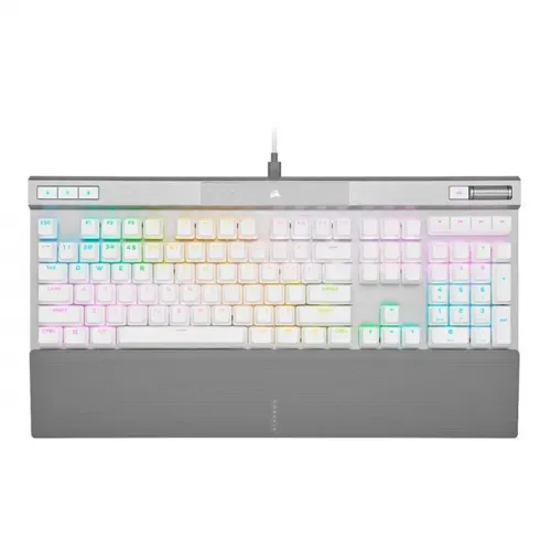 Corsair K70 PRO RGB Optical-Mechanical RGB Gaming Keyboard - White (English)