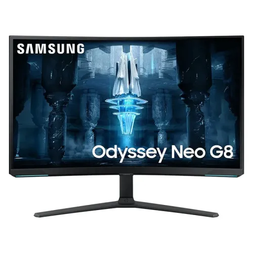 Samsung 32inch Odyssey Neo G8 4K UHD 240Hz 1ms G-Sync Curved Gaming Monitor LS32BG850NMXUE