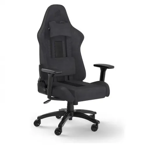 Corsair TC100 RELAXED Fabric Gaming Chair - Black/Grey - CF-9010052-WW