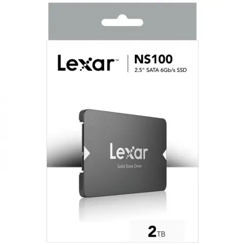 Lexar NS100 2TB 2.5” SATA 6Gb/s Internal SSD - Up to 550MB/s Read