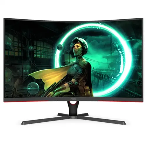 AOC C32G3E 32 Inch FHD 165Hz Curved Gaming Monitor - 28160