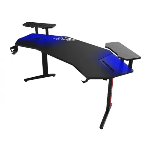 Gamvity Spirit Large Desktop RGB E-sports Gaming Corner Gamer Desk - Black